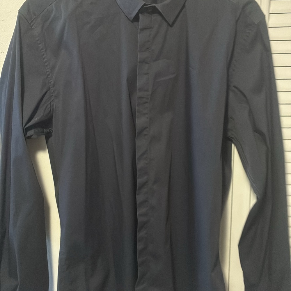 Antony Morato Slim Fit Shirt in Dark Blue